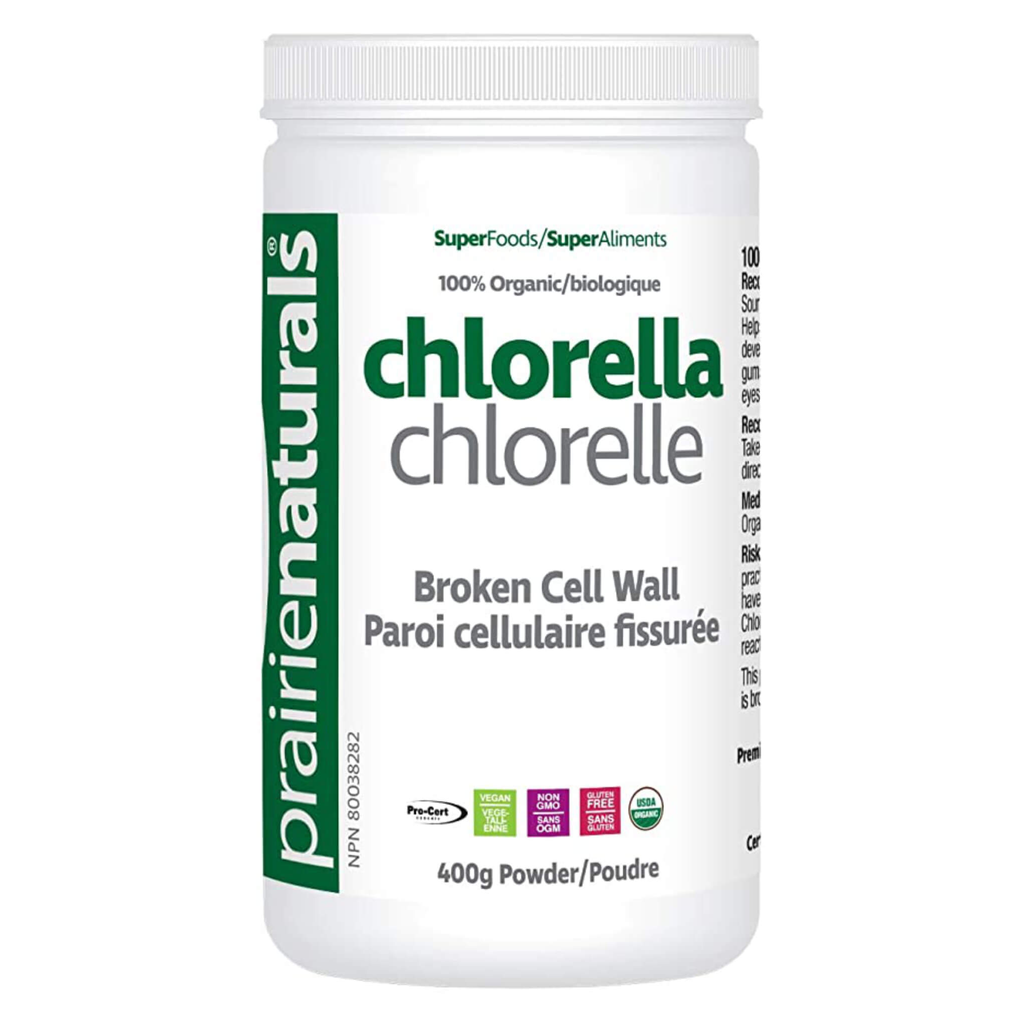 Organic Chlorella Powder with Broken Cell Wall | Premium Superfood Supplement for Detox, Energy & Immunity Boost | Perfect for Smoothies, Juices & Wellness Drinks