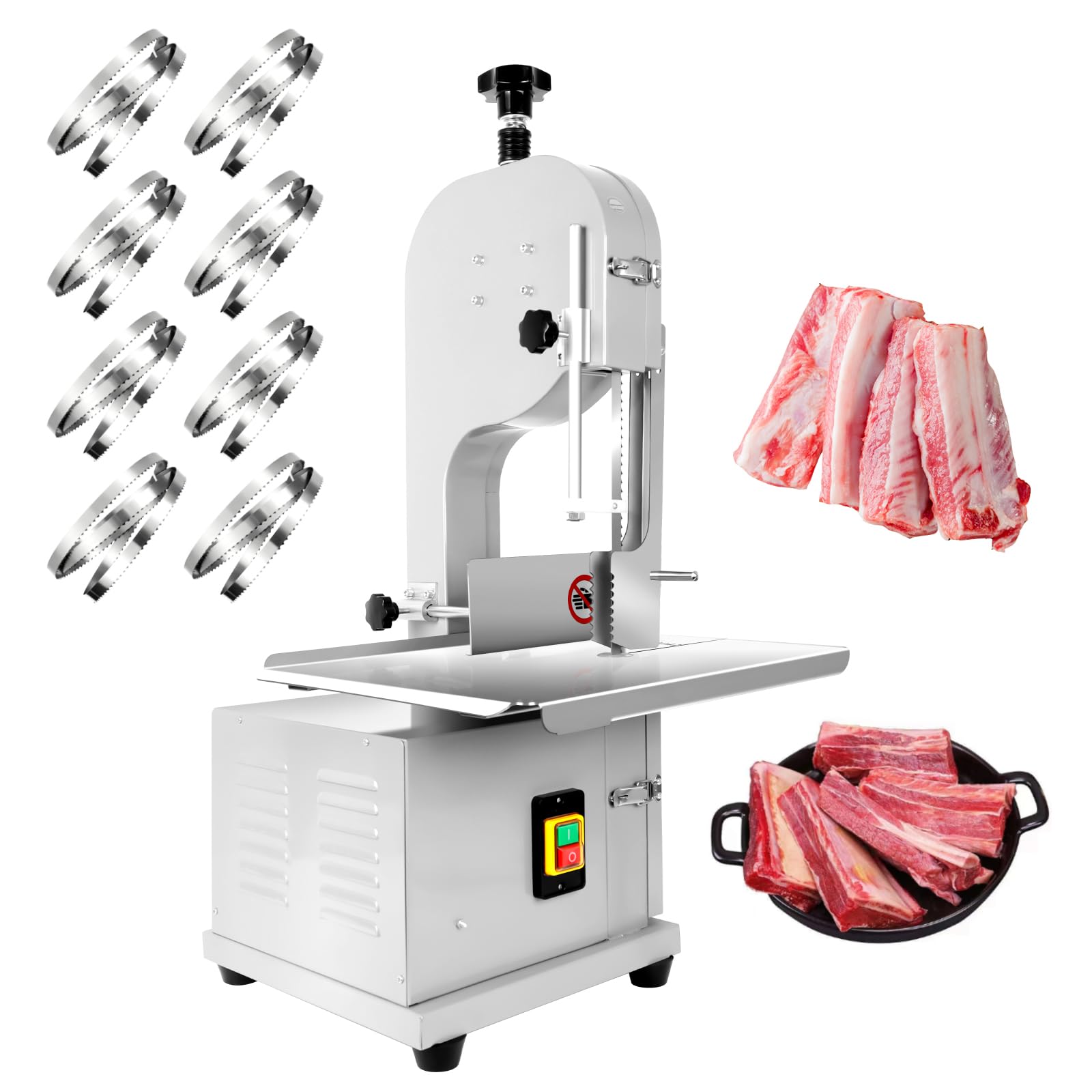 1500W Electric Bone Saw Machine - 8 Blades, 0.04-7.8