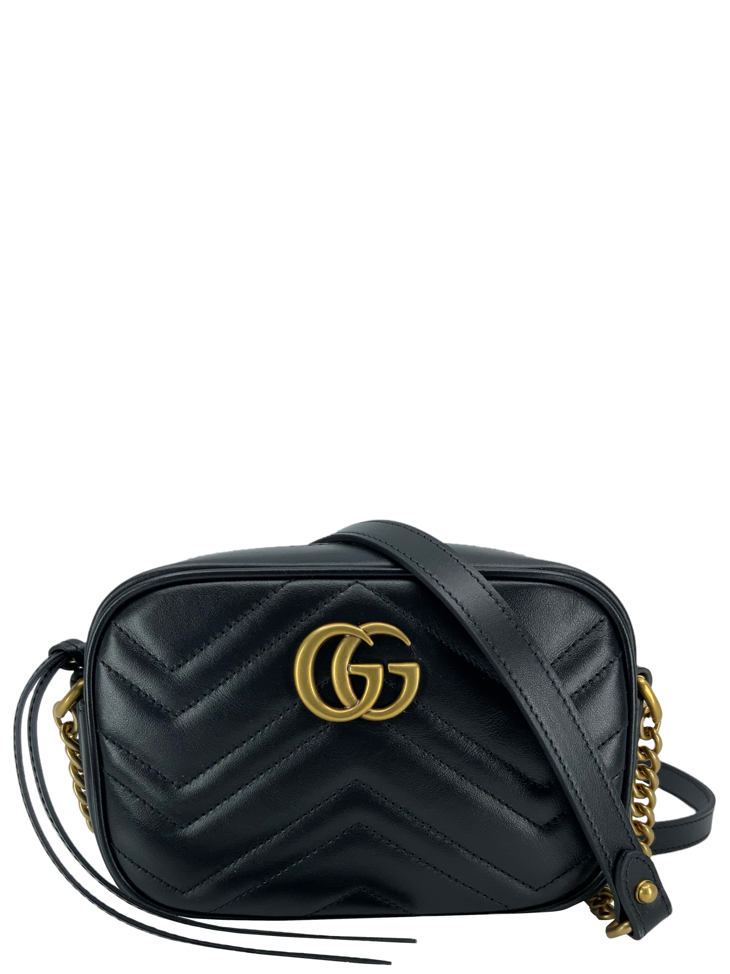 Gucci GG Marmont Mini Matelassé Leather Crossbody Bag for Women | Luxury Designer Shoulder Purse | Perfect for Date Night, Parties & Everyday Use