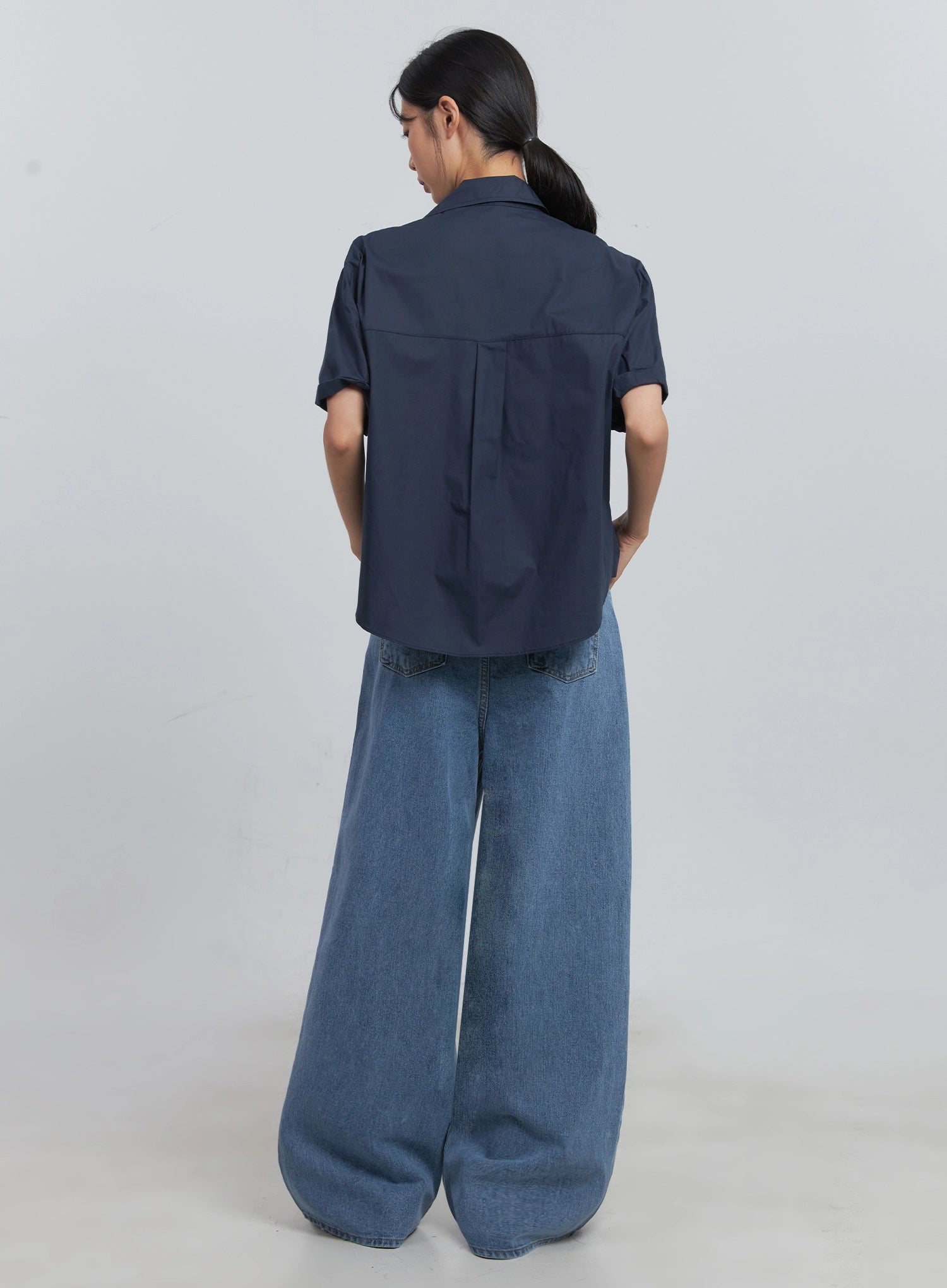 Daniela High Waisted Wide Leg Jeans for Women - Stretchy Comfort Denim Pants - Perfect for Casual Outings, Office Wear & Date Nights