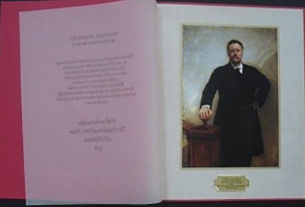 1972 Richard Nixon Christmas Limited Edition Teddy Roosevelt Gift Print - Vintage Political Collectible, Perfect for History Buffs & Holiday Decor