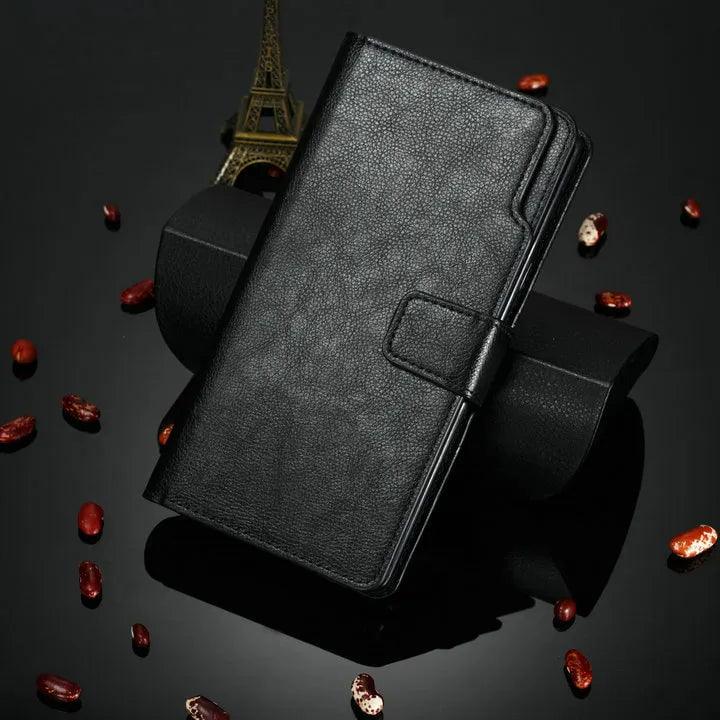 Samsung Galaxy S24 Flip Wallet Book Leather Case - Premium Protective Cover with Card Slots for Daily Use & Travel