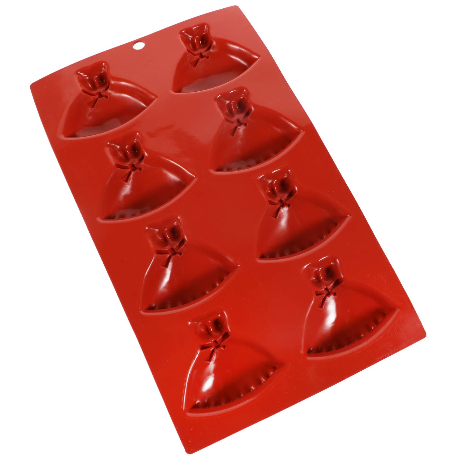 Cabilock Dress Shaped Silicone Cake Mold - Nonstick Baking Pan for Fondant, Soap, Pizza Slices - DIY Cake Decorating & Craft Molds - Perfect for Birthday Parties, Wedding Cakes & Homemade Desserts