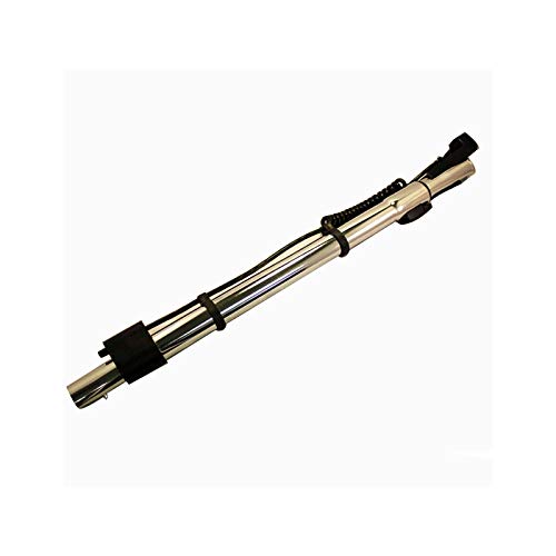 Fitall Vacuum Cleaner Replacement Telescopic Wand - Chrome Black with Curly Cord for Home Cleaning
