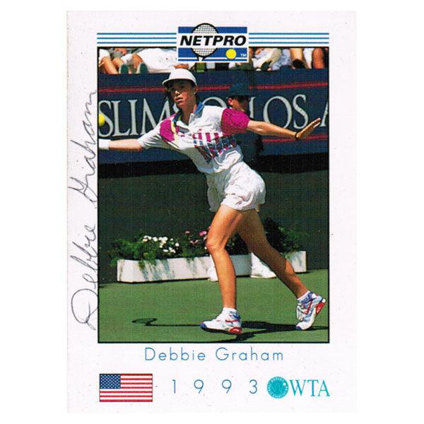 Debbie Graham Autographed Women's Tennis Card - Collectible Memorabilia for Fans & Sports Enthusiasts | Perfect for Display, Gifts, and Tennis Memorabilia Collections