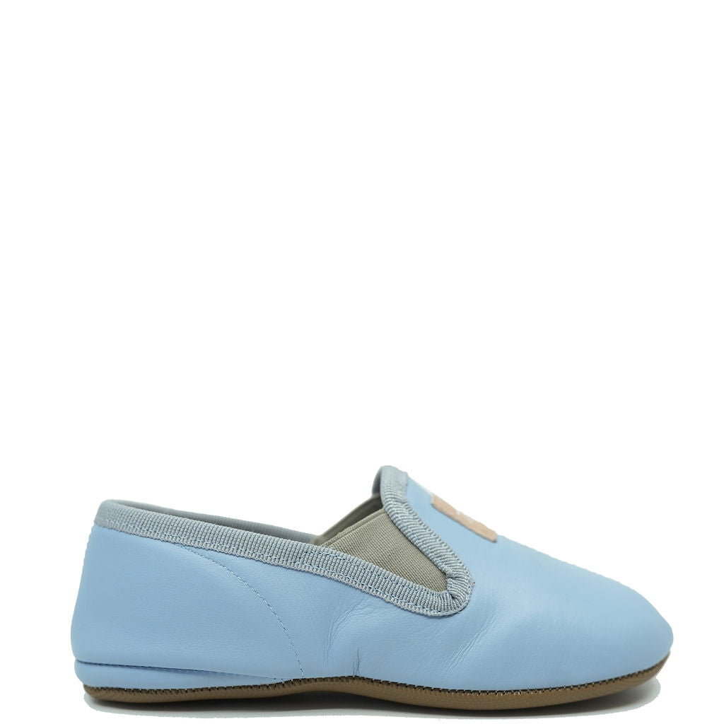Pepe Sky Blue Tassel Logo Slip-On Shoes for Women | Casual Comfortable Loafers | Perfect for Work, Travel & Everyday Wear