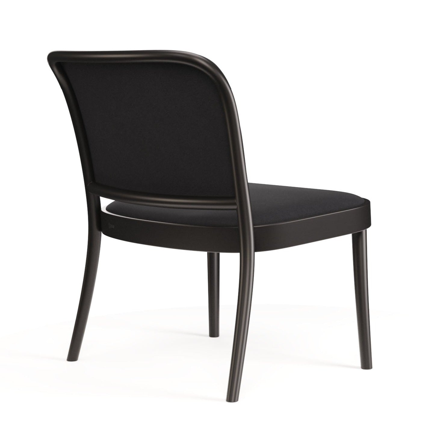 Ton No. 811 Bentwood Lounge Chair with Upholstered Seat and Back - Mid-Century Modern Living Room Furniture for Home & Office