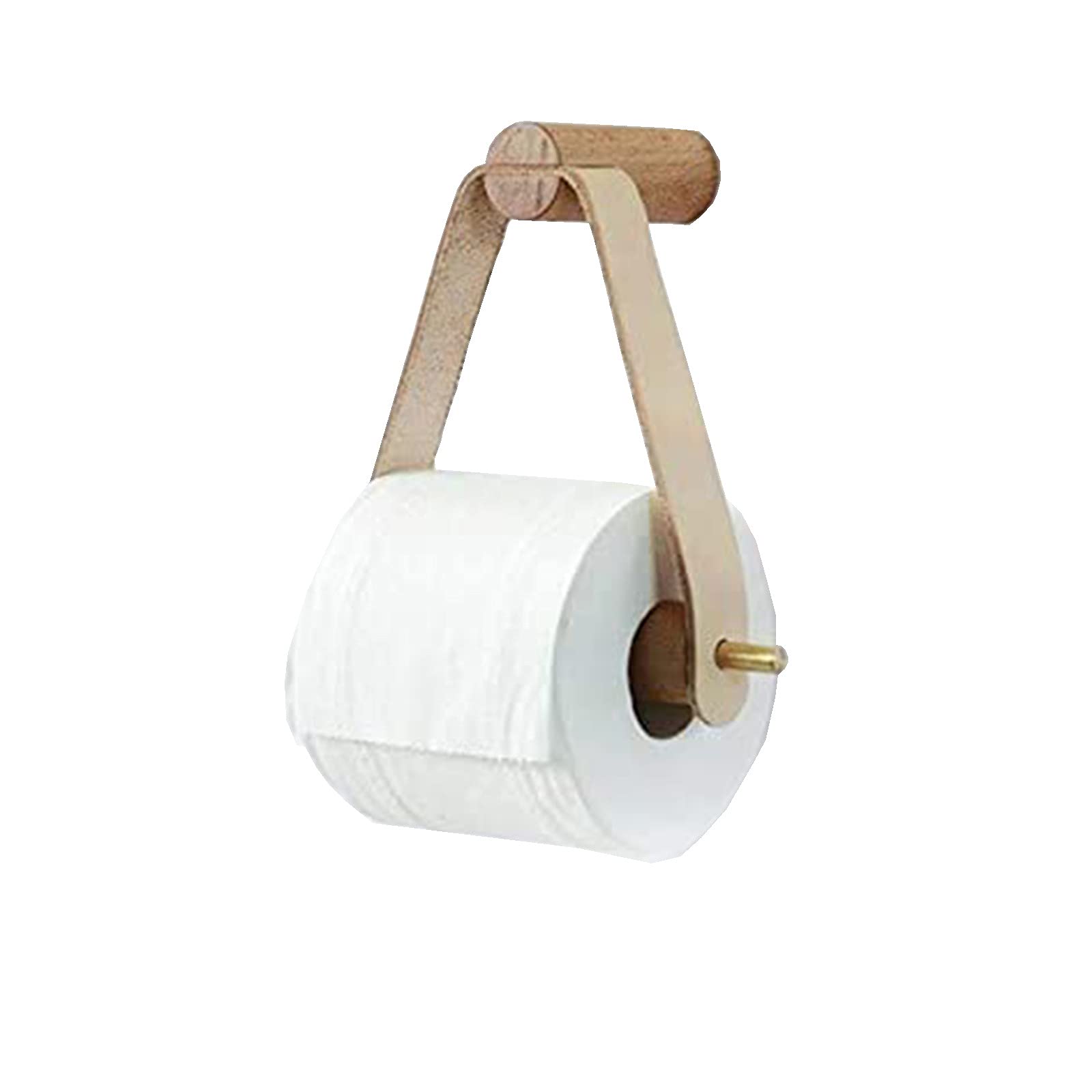 Nordic Wooden Paper Towel Holder - Bathroom & Kitchen Towel Roll Rack with Drying Plate - Creative Storage Organizer for Home (White, One Size) - Perfect for Modern Farmhouse & Minimalist Decor