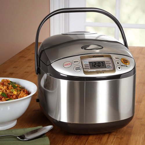 Zojirushi NS-TSC18 Micom Rice Cooker & Warmer - 10 Cups (1.8L) - Perfect for Home, Office & Dorm Use - Cooks White Rice, Brown Rice & Sushi Rice
