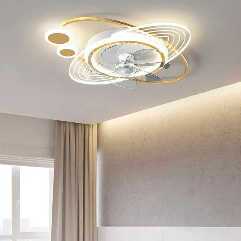 Modern Multi-Ring Ceiling Light Fixture - Sleek Design for Bedroom, Living Room & Dining Room - Energy Efficient LED Lighting for Home Decor