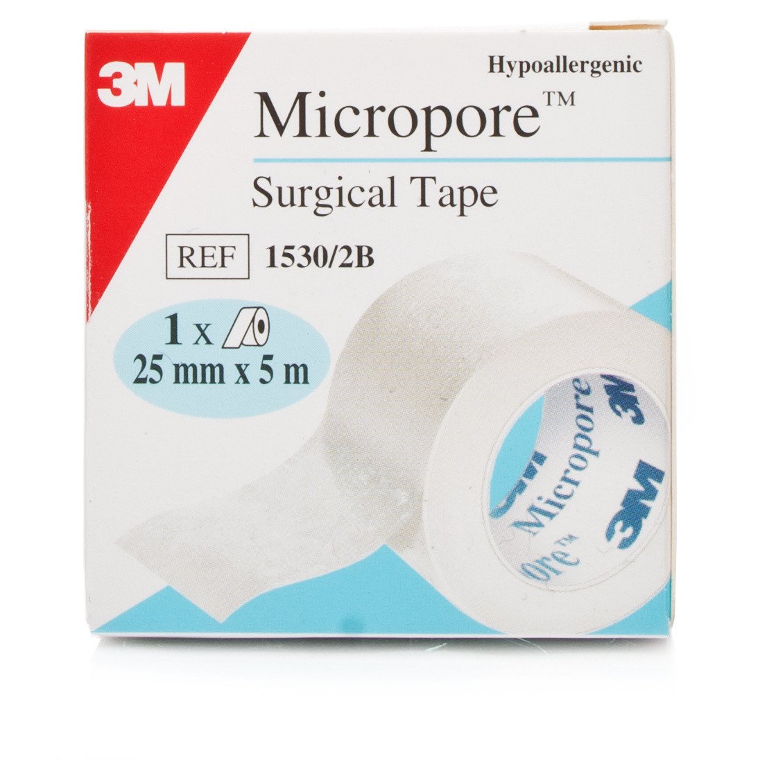 3M Micropore Surgical Tape - 3 Rolls, Breathable & Hypoallergenic for Wound Care, First Aid & Bandage Securing - Ideal for Hospitals, Clinics & Home Use