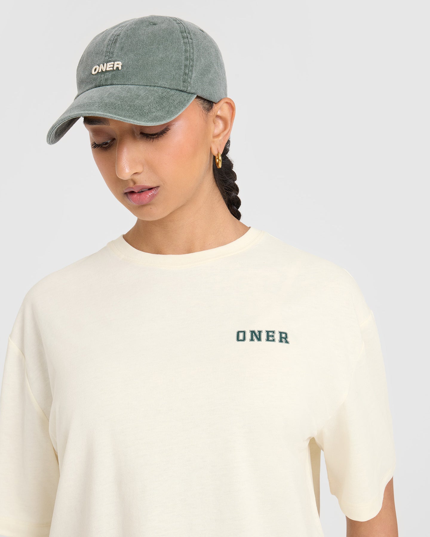 Classic Oversized Lightweight Cotton T-Shirt with Printed Logo for Men & Women | Off White | Casual Wear, Street Style, Everyday Comfort
