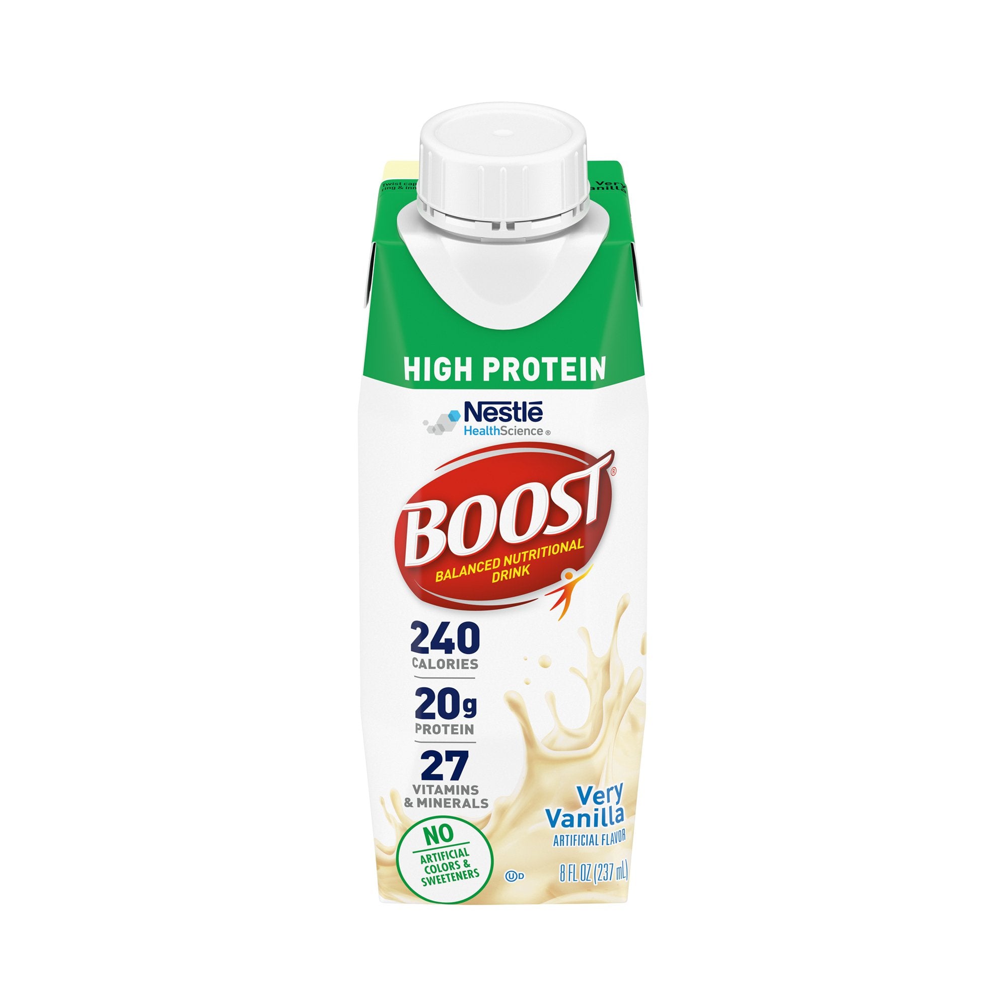 Boost High Protein Nutritional Drink - 8 oz Carton | Energy & Recovery Shake for Athletes, Fitness & Active Lifestyles | Great for Post-Workout, Breakfast or On-the-Go Nutrition