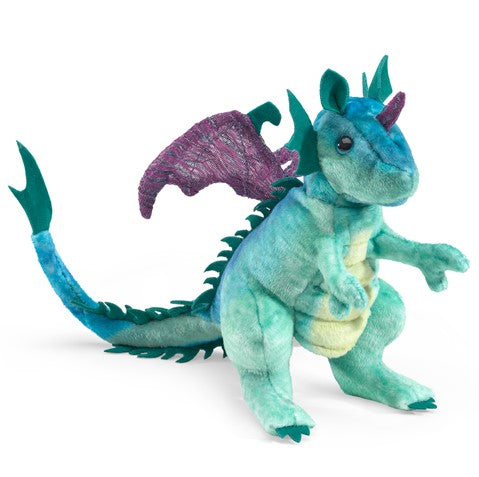 Folkmanis Dragon Finger Puppet - Hand Puppet for Kids, Storytelling & Pretend Play - Perfect for Gifts, Classroom & Interactive Playtime