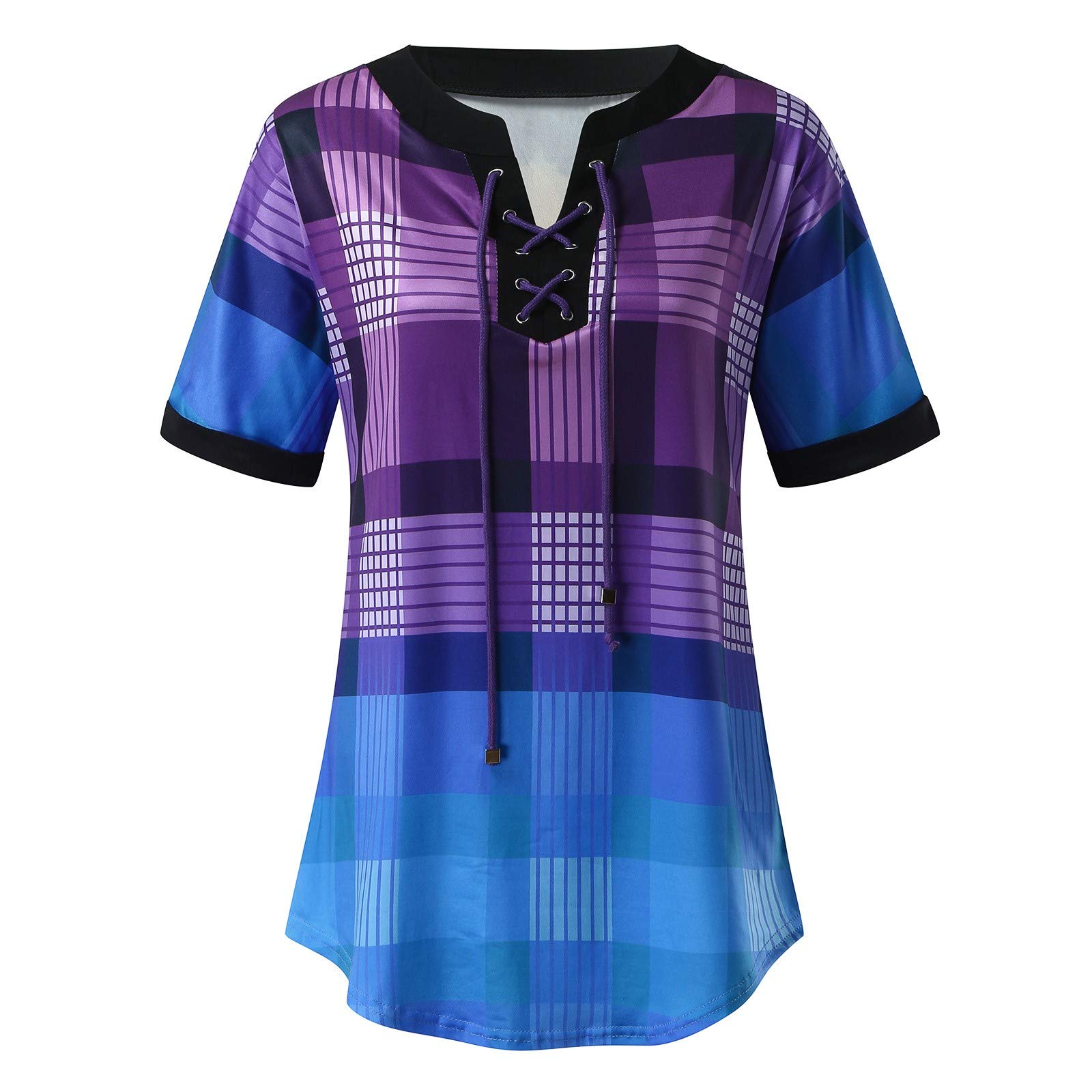 Stylish Women's V-Neck Blouse Tops - Cute & Elegant Party T-Shirts for Casual Wear, Office, and Night Out