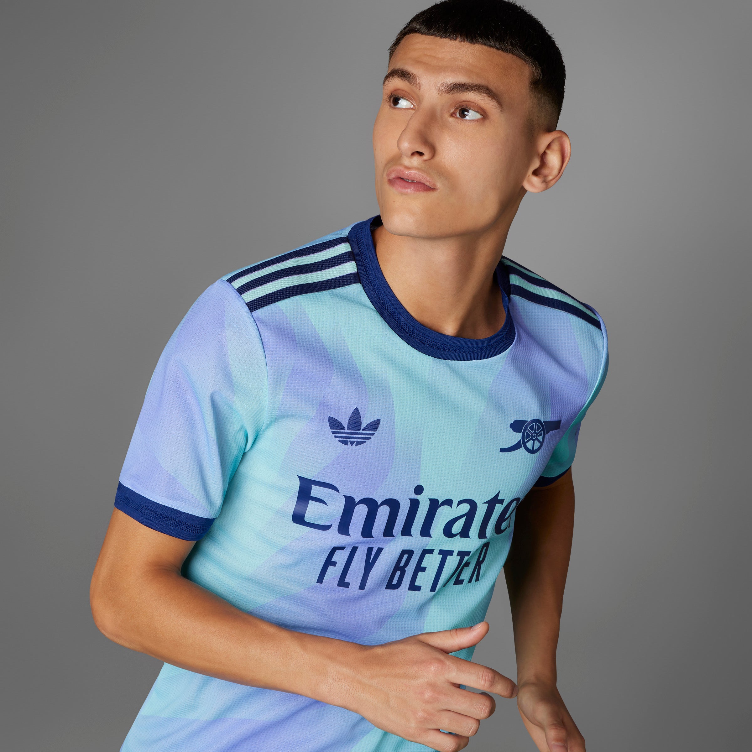 Adidas Arsenal FC 24/25 Third Short Sleeve Jersey - Authentic Football Soccer Shirt for Men - Perfect for Match Day, Training & Fan Support