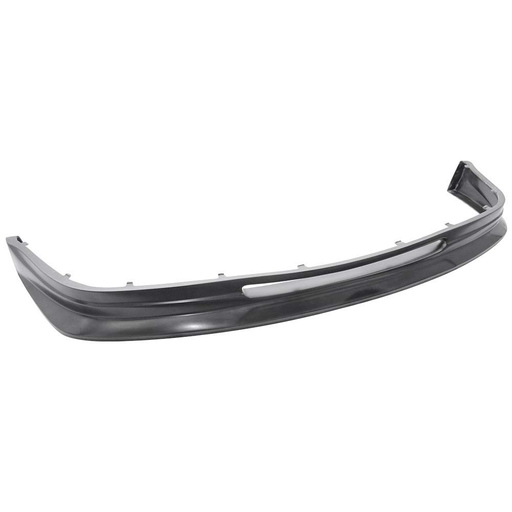 IKON MOTORSPORTS Front Bumper Lip Spoiler - Black PU Splitter Valance for 1999-2004 Volkswagen Golf MK4 (P1 Style) | Enhanced Protection & Aggressive Styling | Perfect for Car Enthusiasts & Street Racing Upgrades