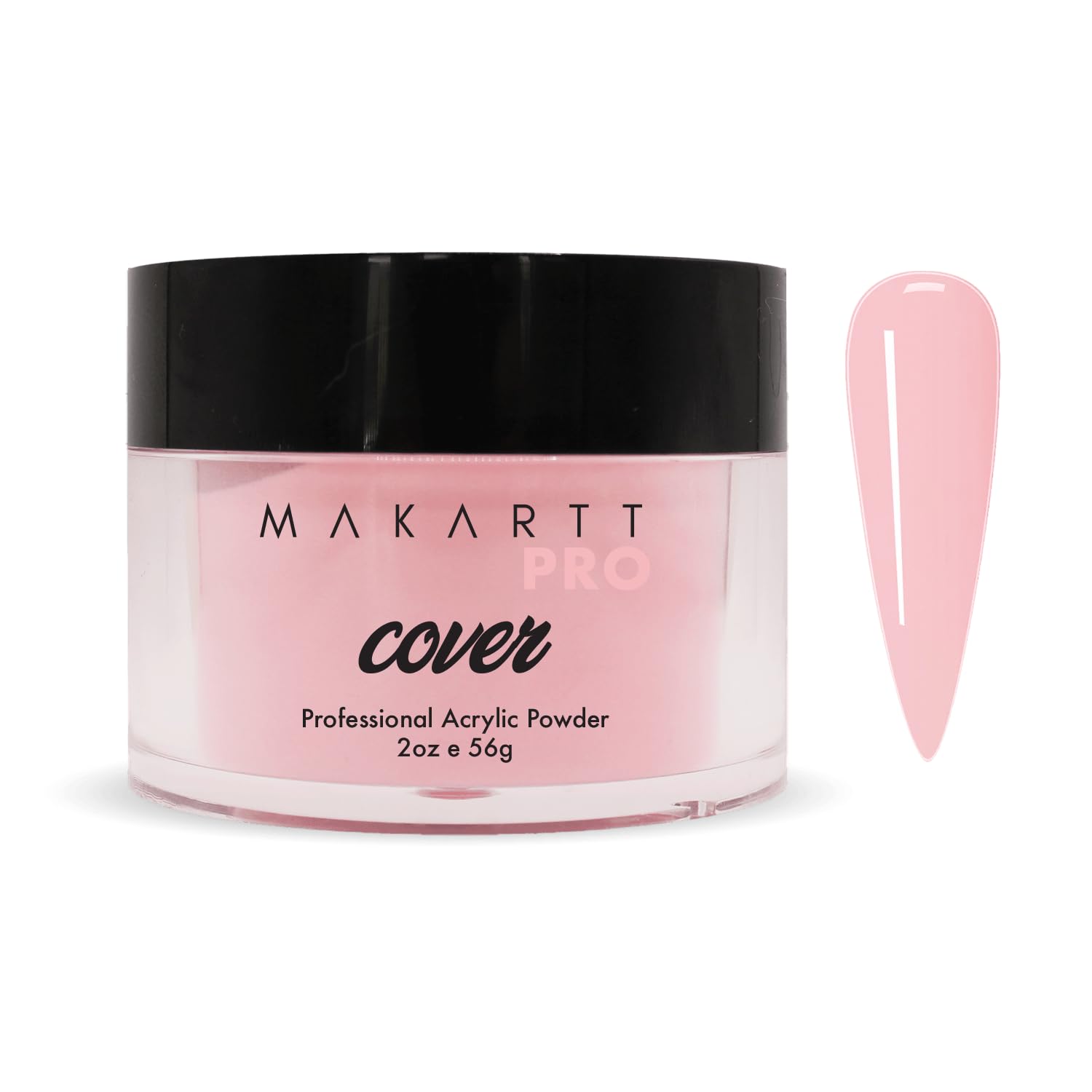 Professional Acrylic Nail Powder - 56g/2oz Nail Extension & Cover Powder for Salon & Home Use - Nectar Blush Color - Perfect for Manicures, Nail Art & DIY Nail Enhancements