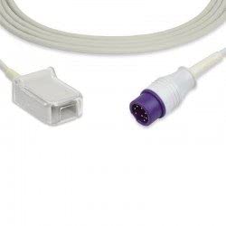 Original Mindray Datascope Beneheart D6 SpO2 Sensor Adapter Cable Replacement - Compatible with Patient Monitors - High-Quality Medical Equipment Accessory for Hospitals & Clinics