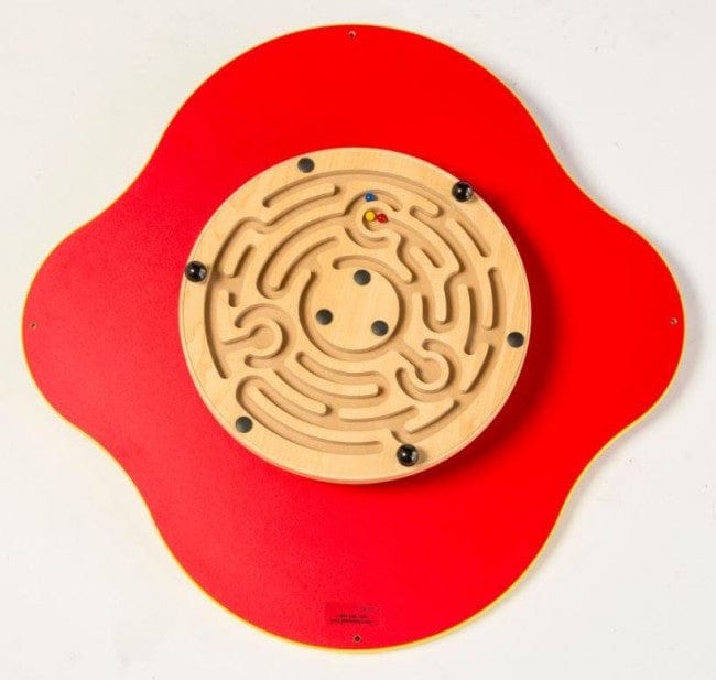 Lucky Labyrinth Wall Maze Game - 3D Wooden Puzzle Brain Teaser for Kids & Adults - Fun Home Decor & Stress Relief Toy for Office, Bedroom, or Game Room