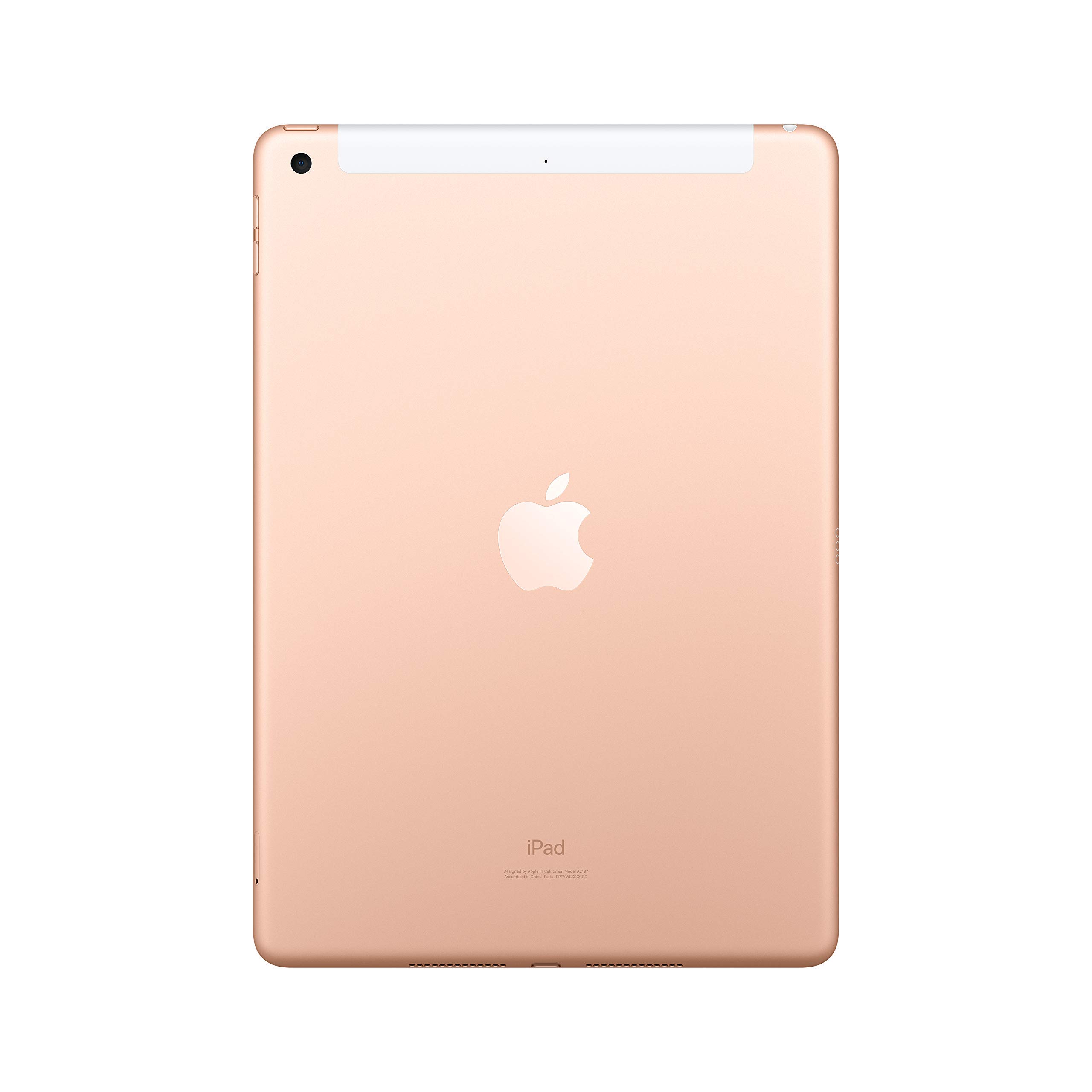 Refurbished 2019 Apple iPad 10.2-inch Wi-Fi + Cellular 128GB - Gold | Perfect for Work, School & Entertainment on the Go