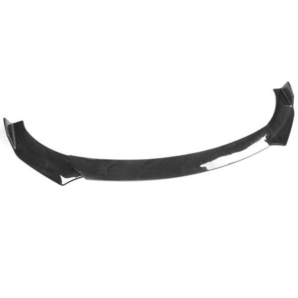 Universal 3-Piece Adjustable Front Bumper Lip Spoiler for Most Vehicles - V1 Style (No Center Point) - Enhance Your Car's Sporty Look for Street Racing & Custom Builds