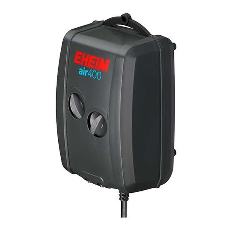 Eheim Air400 Adjustable Aquarium Air Pump 3704 (2 x 200L/h) - Quiet Oxygen Pump for Fish Tanks, Ponds & Hydroponics Systems
