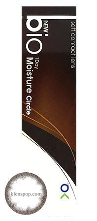 Bio Moisture Circle Choco Colored Contact Lenses (30Pcs + 12Pcs Free) - Daily Wear, Natural Eye Enlarging Effect for Cosplay, Halloween & Everyday Beauty Enhancement