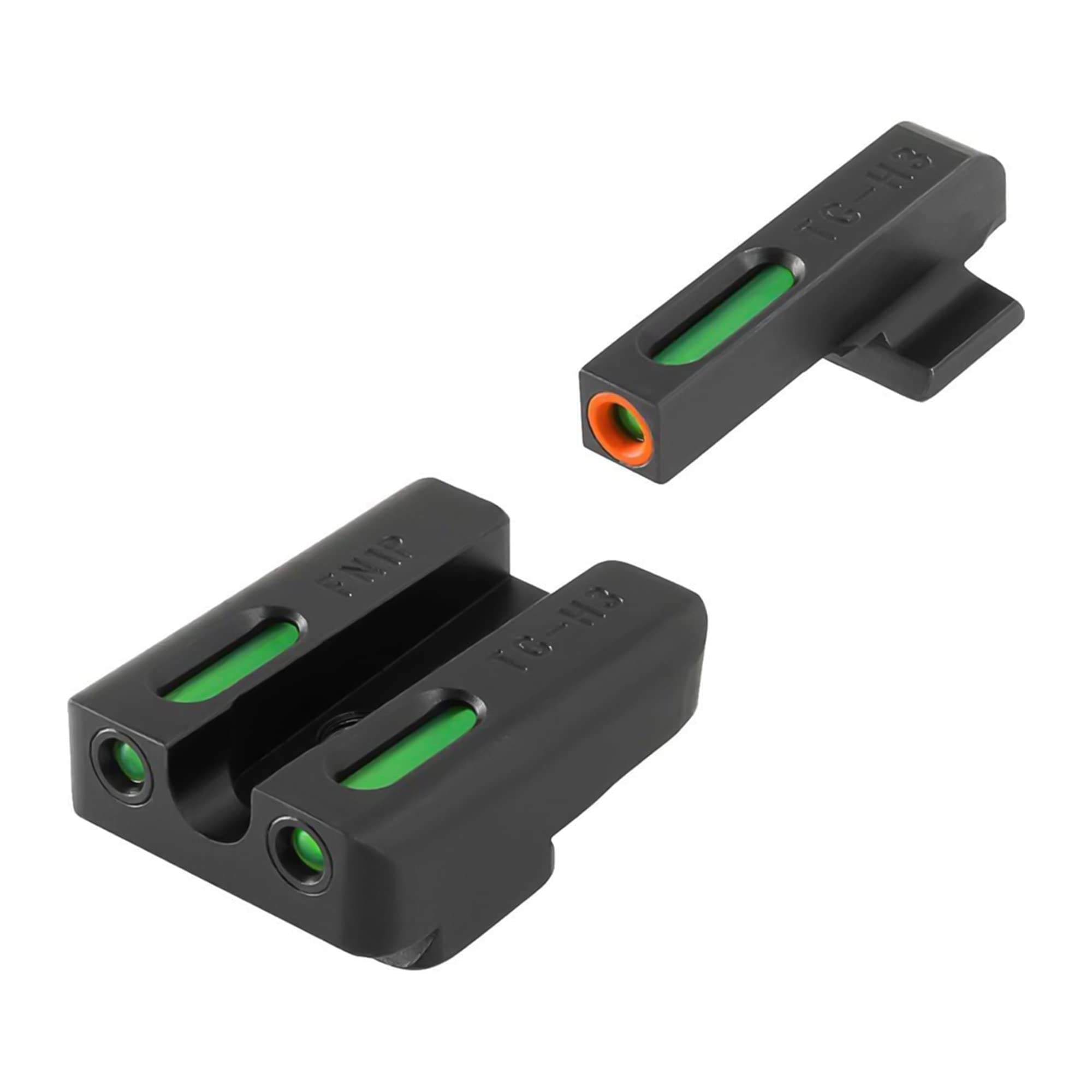 Truglo TFX PRO Handgun Sight - Shock Proof Tritium & Fiber Optic Night Sight for Glock, SIG, 1911 - Compact, Durable, Snag-Free Design - Perfect for Low Light Shooting, Home Defense & Tactical Use