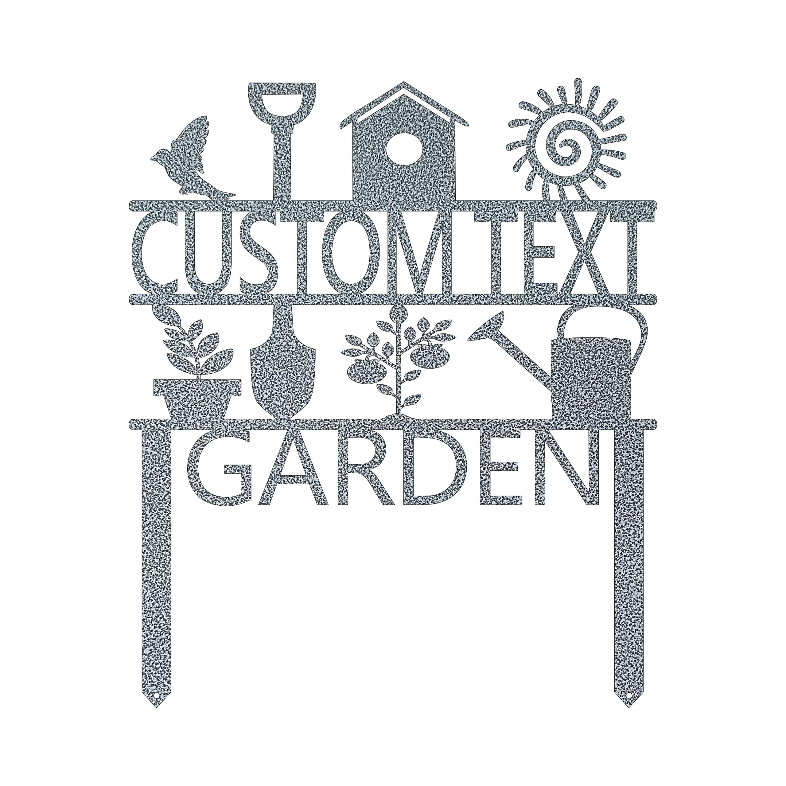 Custom Personalized Garden Sign - 27