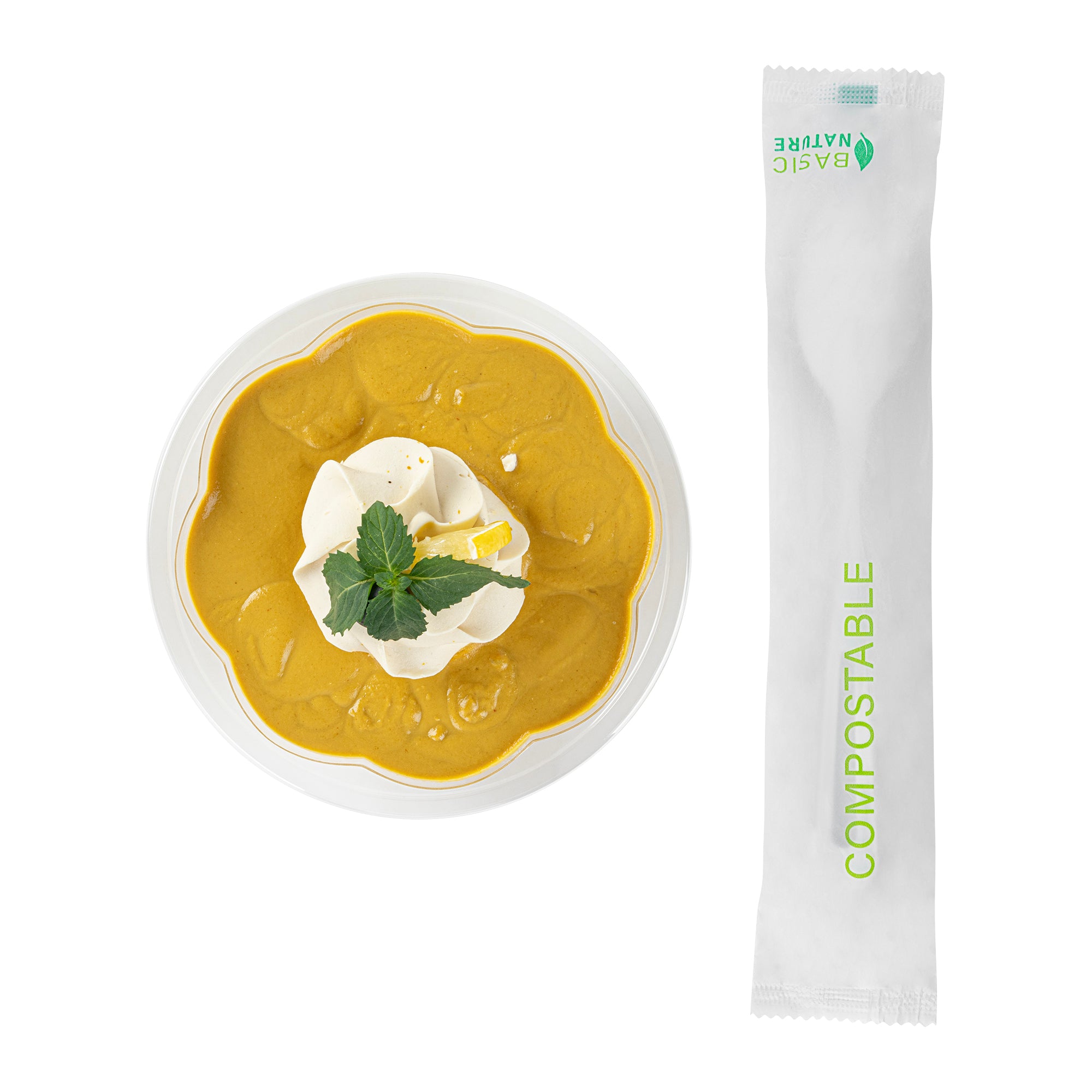 Eco-Friendly White CPLA Compostable Spoons - Heat Resistant Biodegradable Cutlery, 7.5 Inch, 250 Count Bulk Pack | Perfect for Parties, Picnics & Sustainable Dining