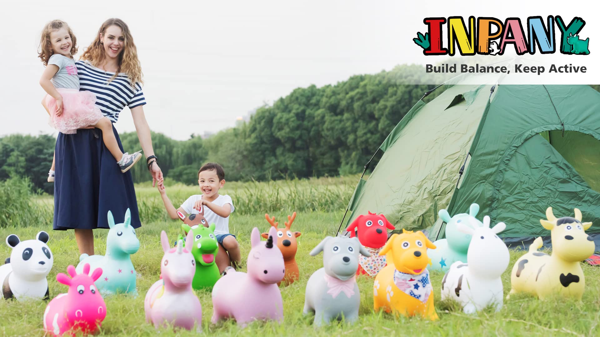 Baby Shark Bouncy Hopper - Inflatable Ride-On Toy for Toddlers 2-4 Years | Indoor/Outdoor Jumping Animal for Boys & Girls | Perfect for Birthday Parties, Playtime & Active Play | Includes Balloon & Party Decorations
