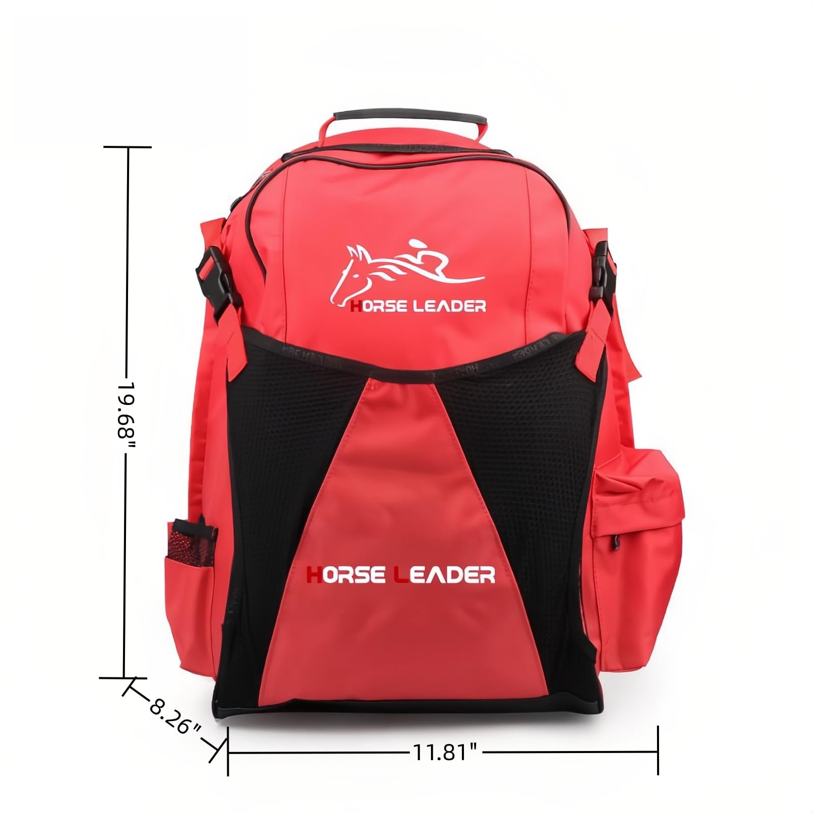 TerkCo Equestrian Backpack for Adults - Waterproof Oxford Horse Riding Bag with Helmet Holder & Boot Storage - Perfect for Trail Riding, Horse Shows & Stable Organization