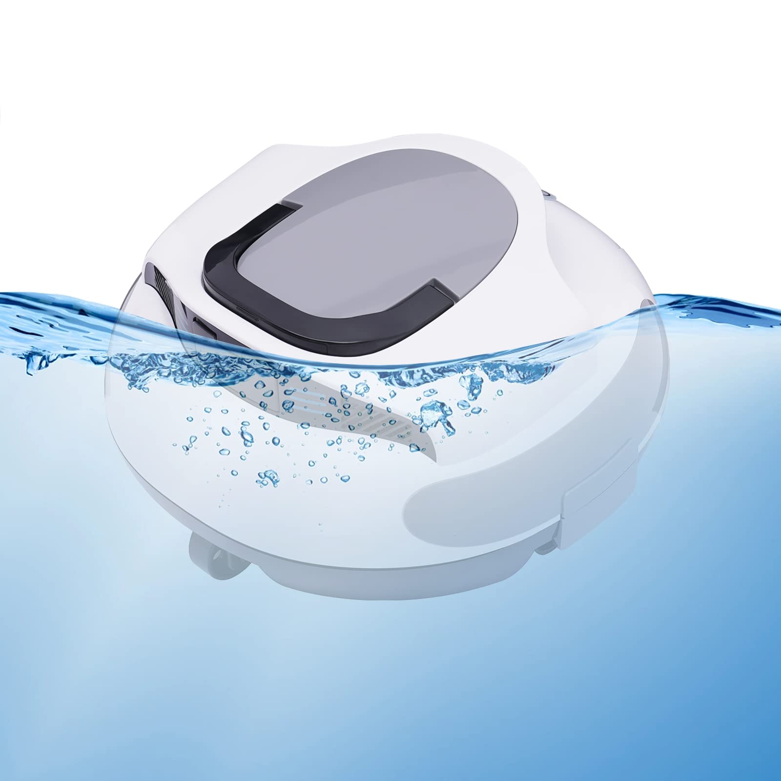CNCEST 75-Minute Cordless Robotic Pool Vacuum Cleaner with Dual Brushless Motor | IPX8 Waterproof Automatic Pool Cleaner for In-Ground & Above-Ground Pools | Ideal for Flat Bottom Pools, Daily Maintenance & Seasonal Cleaning