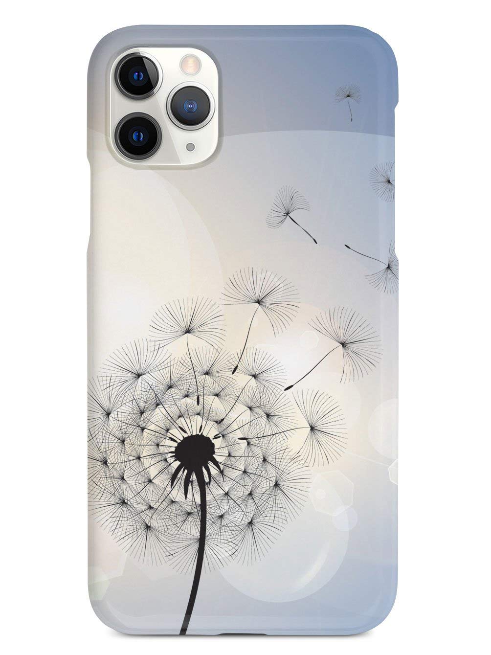 Inspired Cases - iPhone 11 Pro Case Compatible - 3D Textured Shockproof Protective Cover for Apple iPhone 11 Pro - Dandelion Breeze White Design - Perfect for Daily Use, Travel & Outdoor Activities