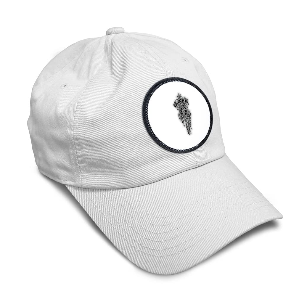Vintage Cuckoo Clock Baseball Cap - Soft Adjustable Dad Hat for Men & Women | Unique Retro Style Unisex Hat for Outdoor Activities, Travel & Gifts
