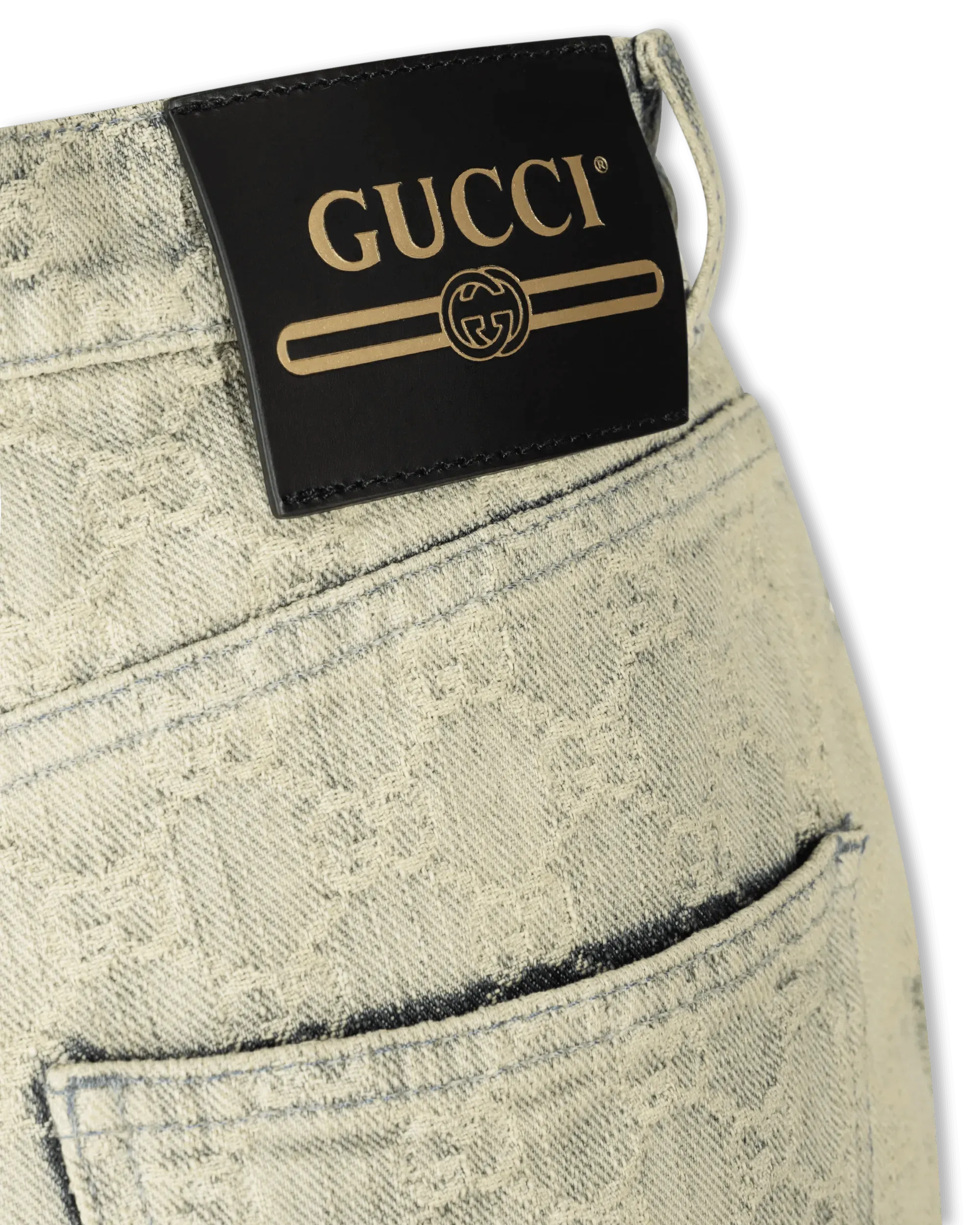 Eco-Washed Monogram Jeans for Women - Vintage Distressed Denim Pants with Unique Embroidered Design | Perfect for Casual Outfits, Streetwear & Boho Fashion
