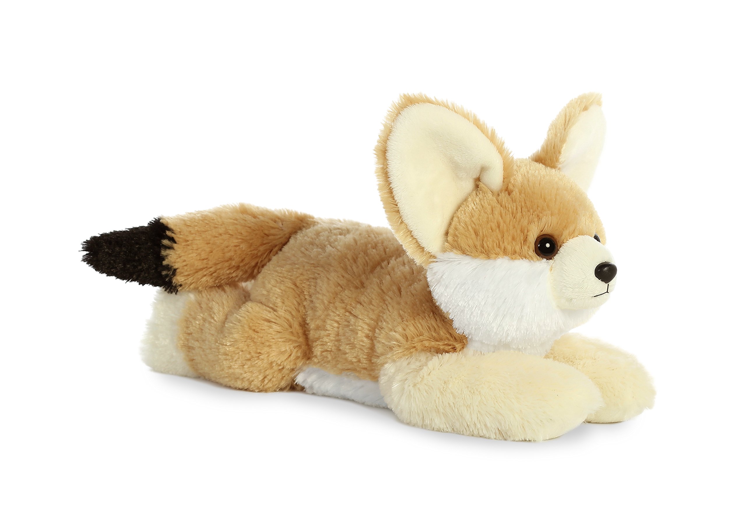 Aurora® Adorable Flopsie™ Fennec Fox Plush Toy - 12 Inch Soft Brown Stuffed Animal for Kids, Perfect Cuddly Companion for Bedtime & Playtime - Great Gift for Birthdays, Christmas & Nursery Decor