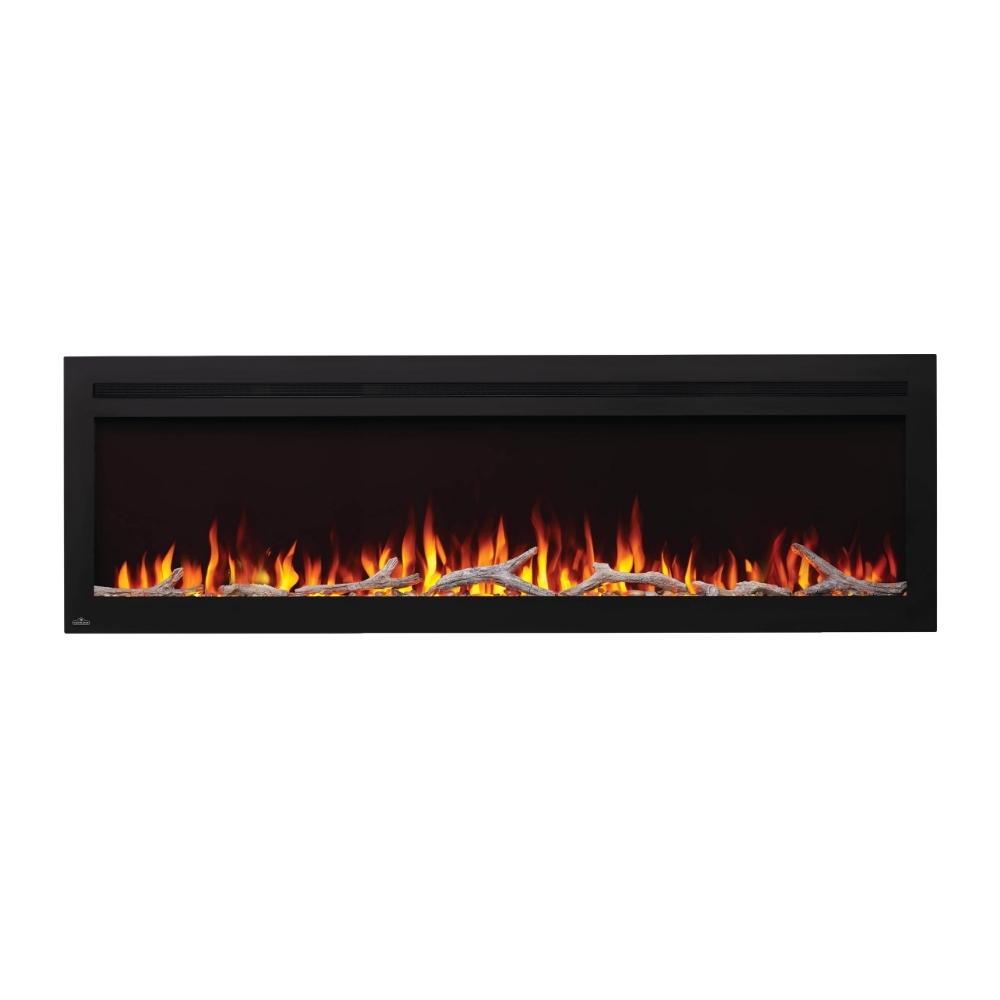 Napoleon PurView Built-in Electric Fireplace - Wall Mounted Heater with Realistic Flame Effect for Living Room, Bedroom & Office