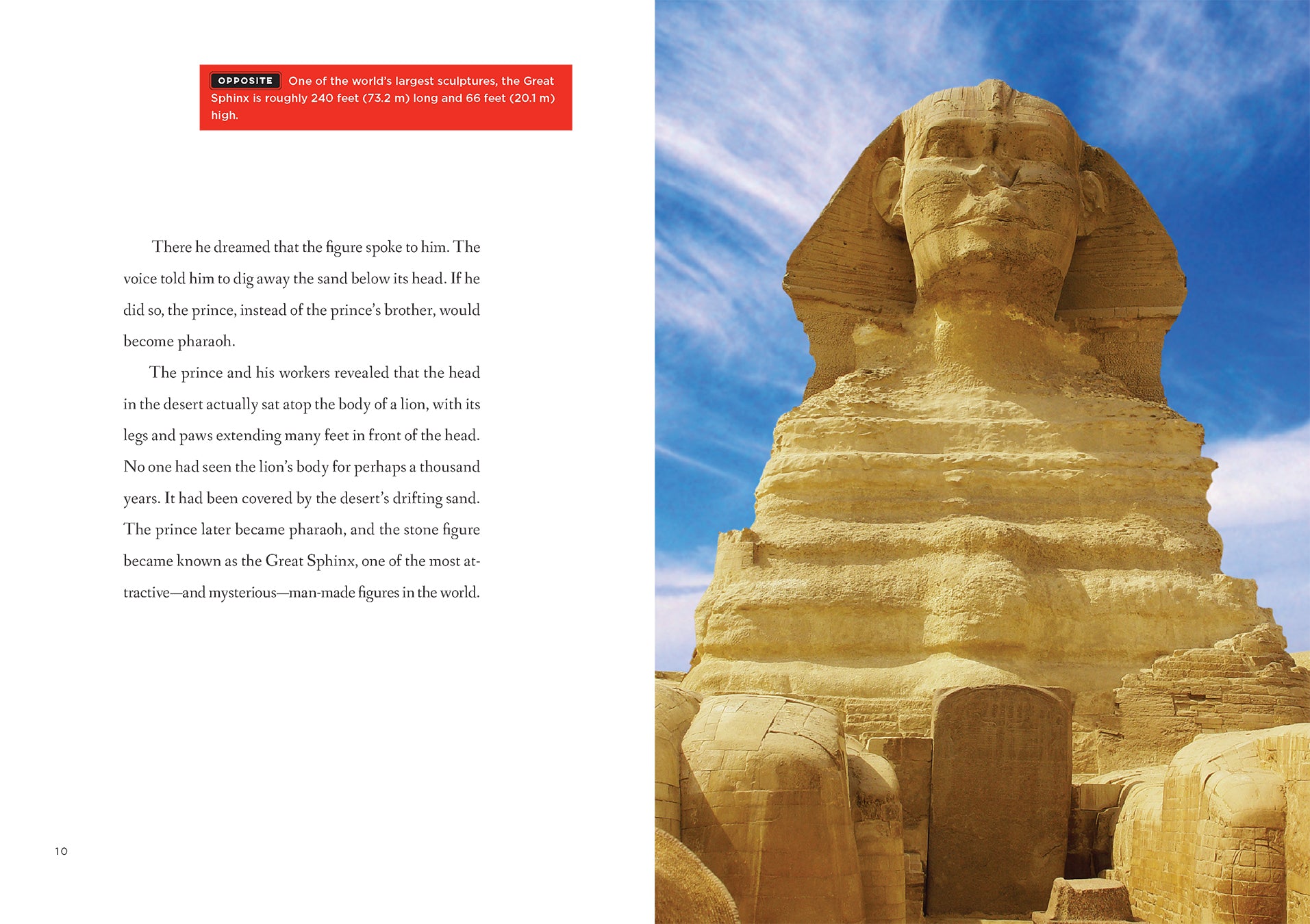 The Great Sphinx: Ancient Egyptian History Book ISBN 978-1-64026-363-5 | Perfect for History Buffs & Classroom Learning