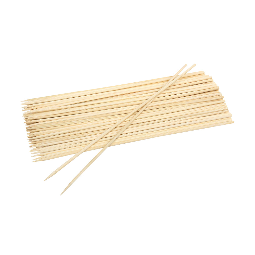 Premium Bamboo Skewers for Grilling - 80 Pack | BBQ, Kebabs, Appetizers & Party Food Sticks | Eco-Friendly Cooking & Entertaining Supplies