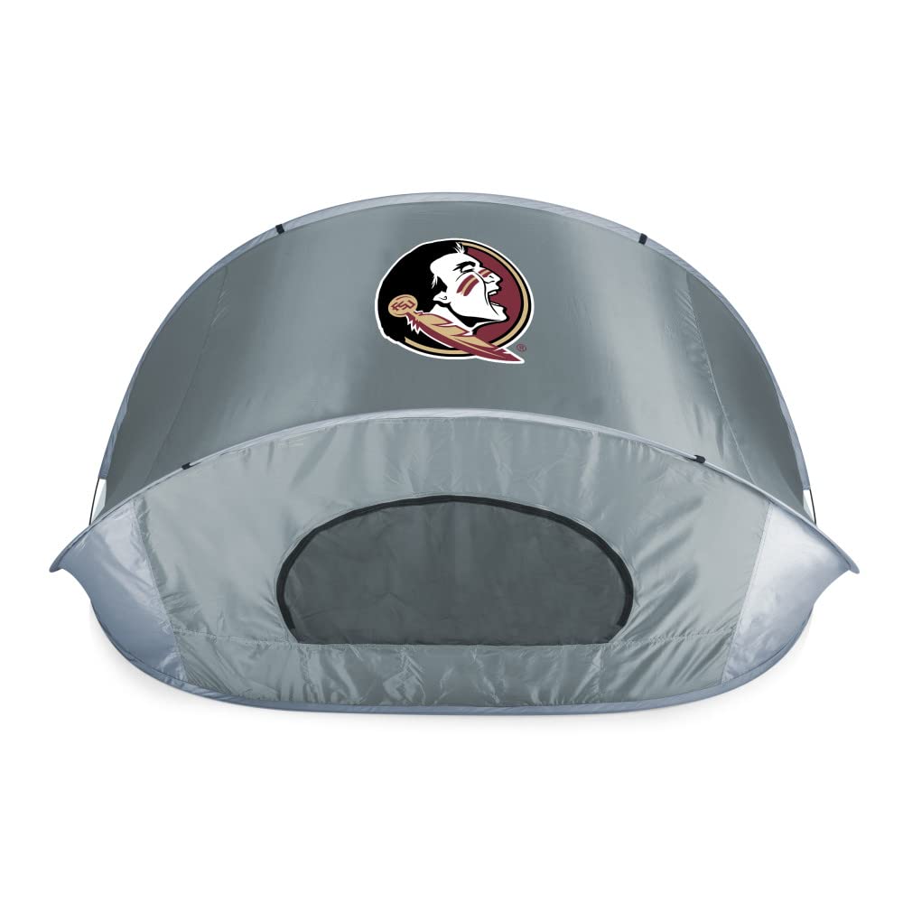 PICNIC TIME NCAA Florida State Seminoles Manta Portable Beach Tent - Instant Pop Up Sun Shelter for Outdoor, Camping, Picnics & Sports Events - UV Protection & Windproof Design