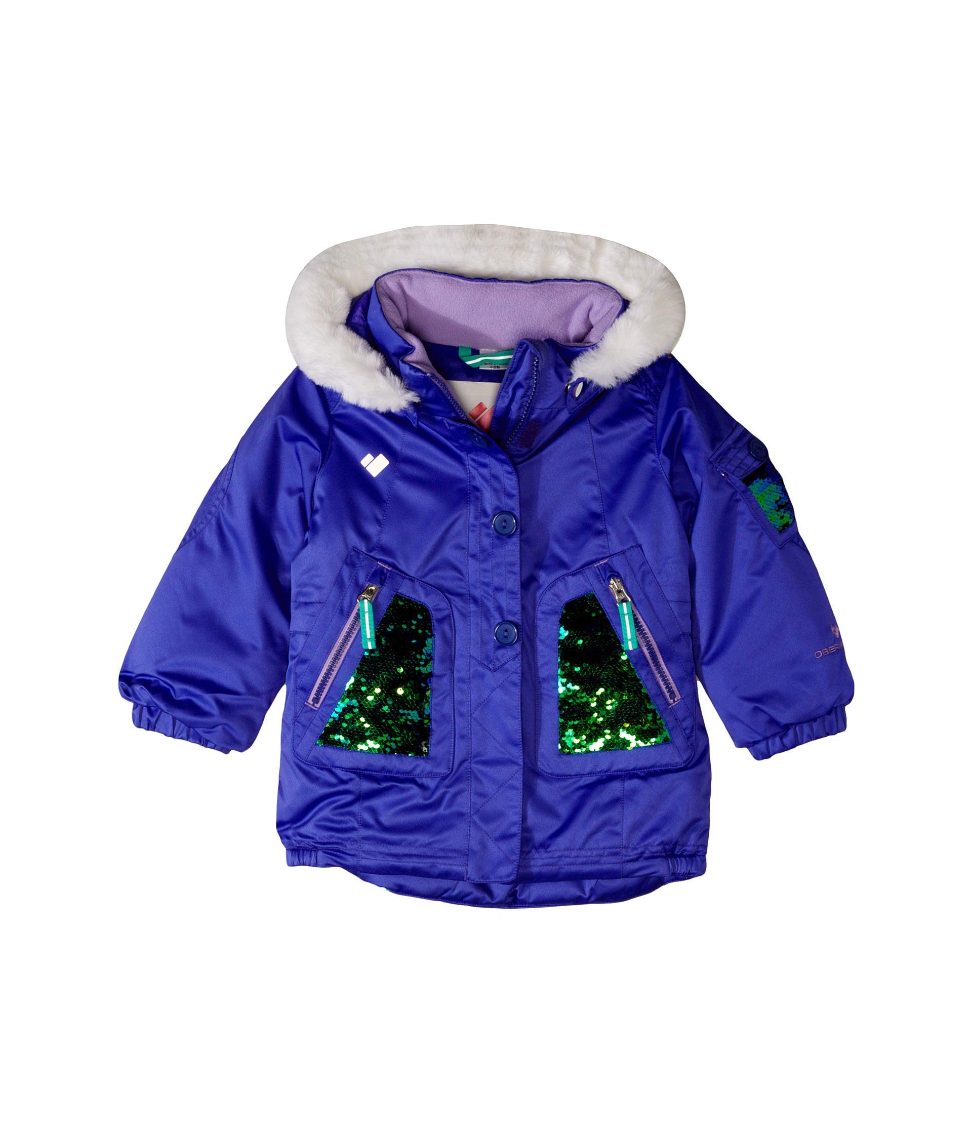 Obermeyer Kids Girls Sparkle Jacket - Waterproof Winter Coat for Toddler, Little & Big Kids - Warm Puffy Snow Jacket for Skiing, Snowboarding & Outdoor Play