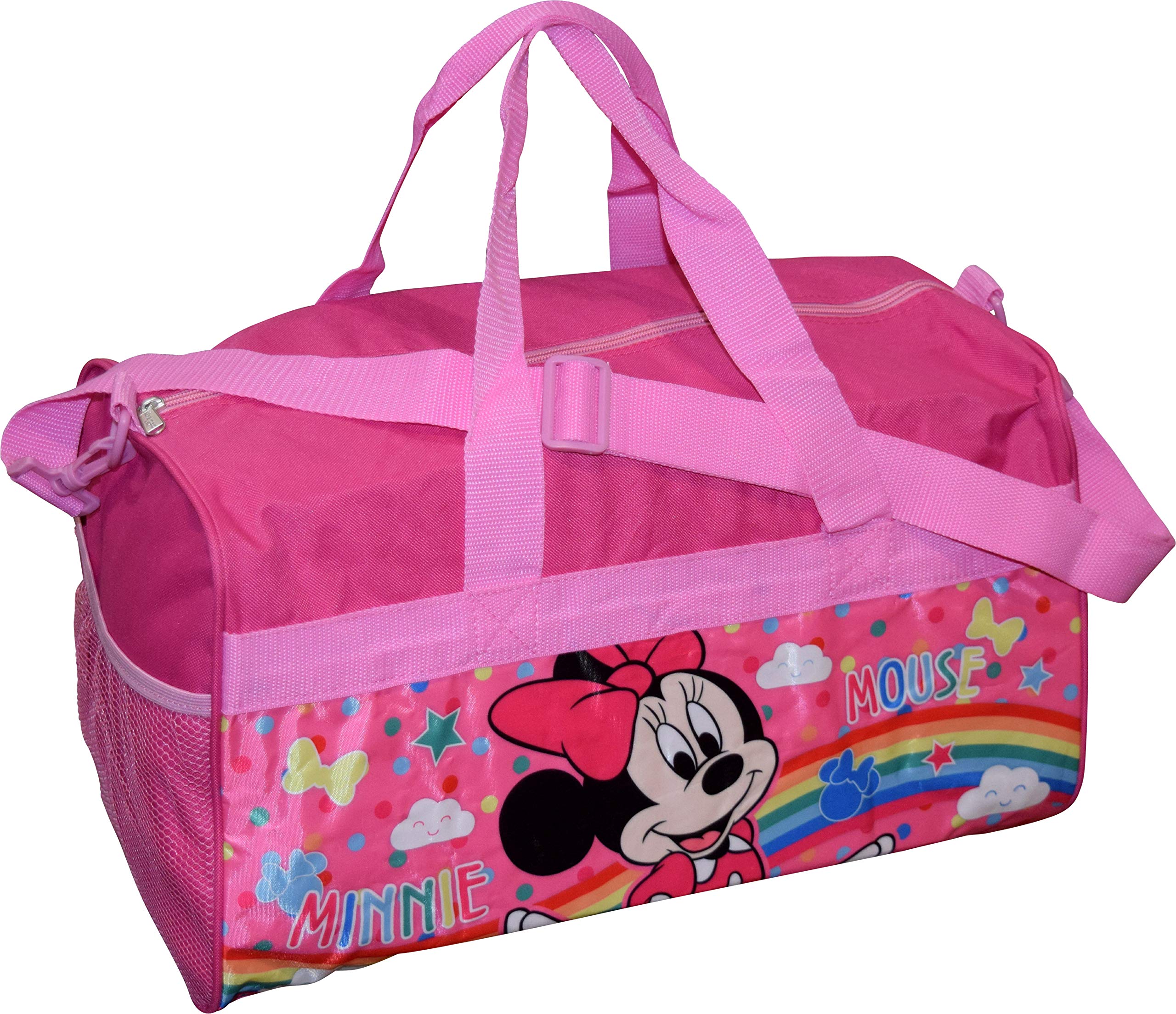 Minnie Mouse 18 Inch Pink Carry-On Duffel Bag for Women & Girls - Perfect for Travel, Gym, School & Weekend Getaways
