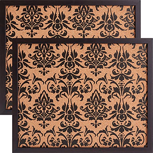 Brown Frame - Fleur De Lis Pattern