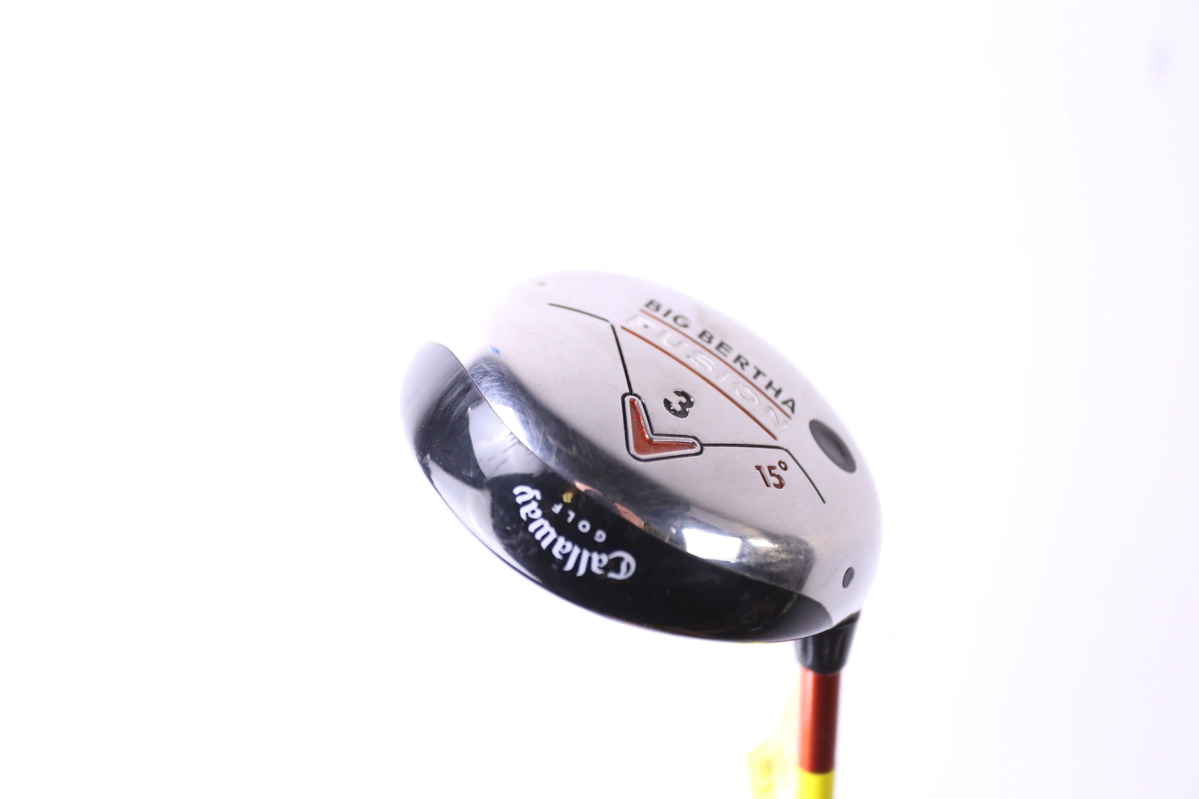Used Callaway Big Bertha Fusion 2005 3 Wood Golf Club - Right Handed 15° Stiff Flex - Perfect for Mid-Handicap Golfers & Driving Range Practice