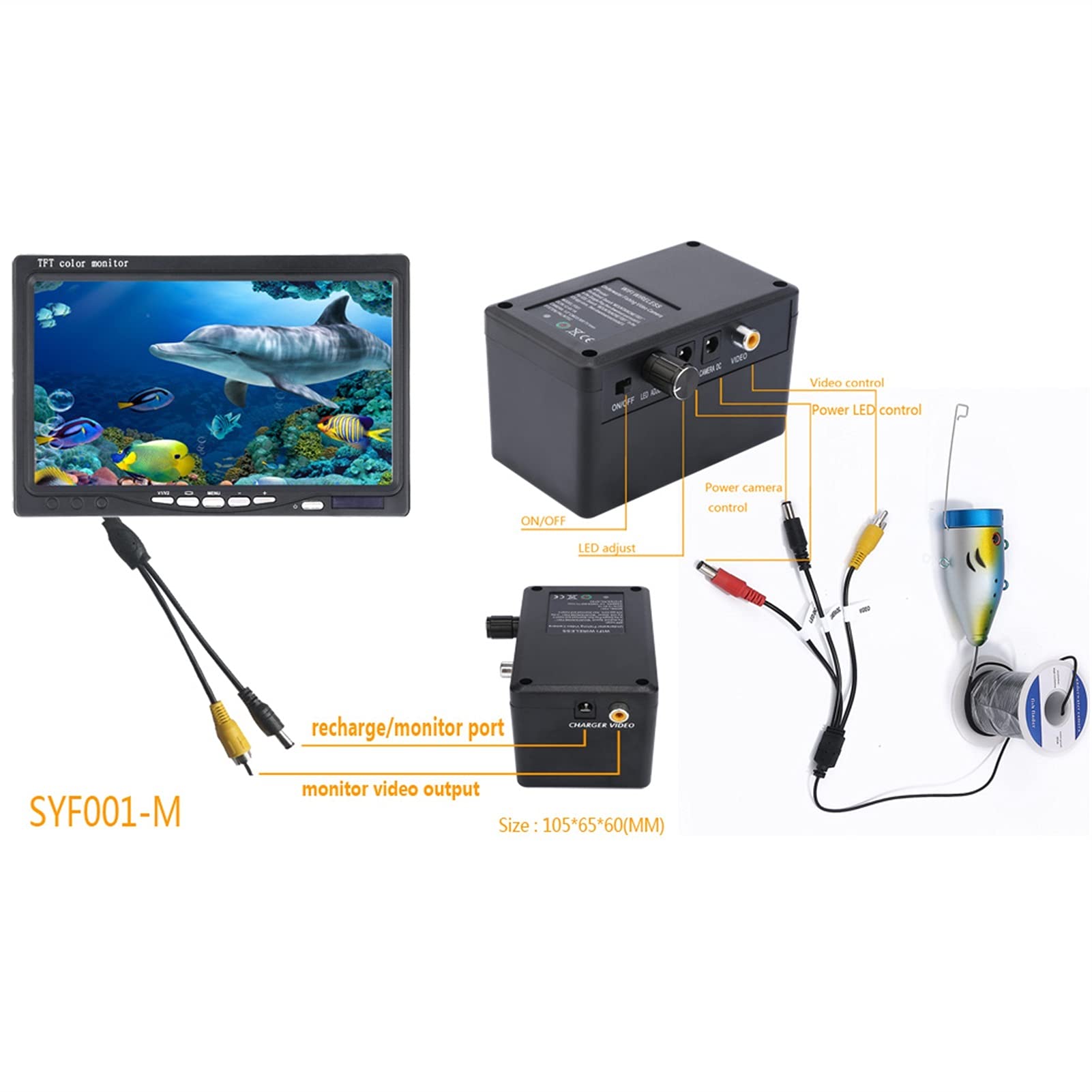 ZEFS ESD Fish Finder with 7