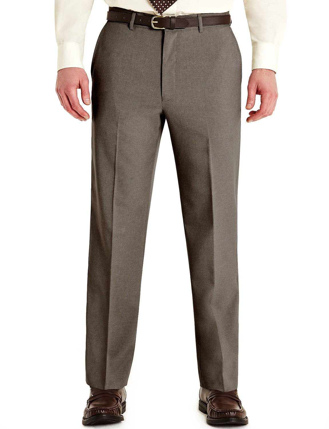 Classic Men's Dress Pants with Slant Pockets - Formal Office Wear & Business Attire for Professional Men