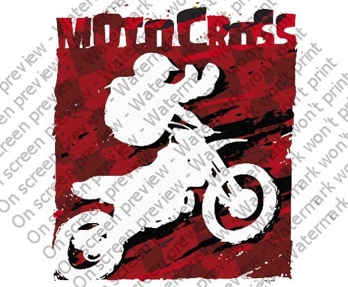 Edible Motocross Cupcake Toppers - Dirt Bike Racing Party Decorations for Birthday Cakes, Baby Showers & Motorcycle Themed Events