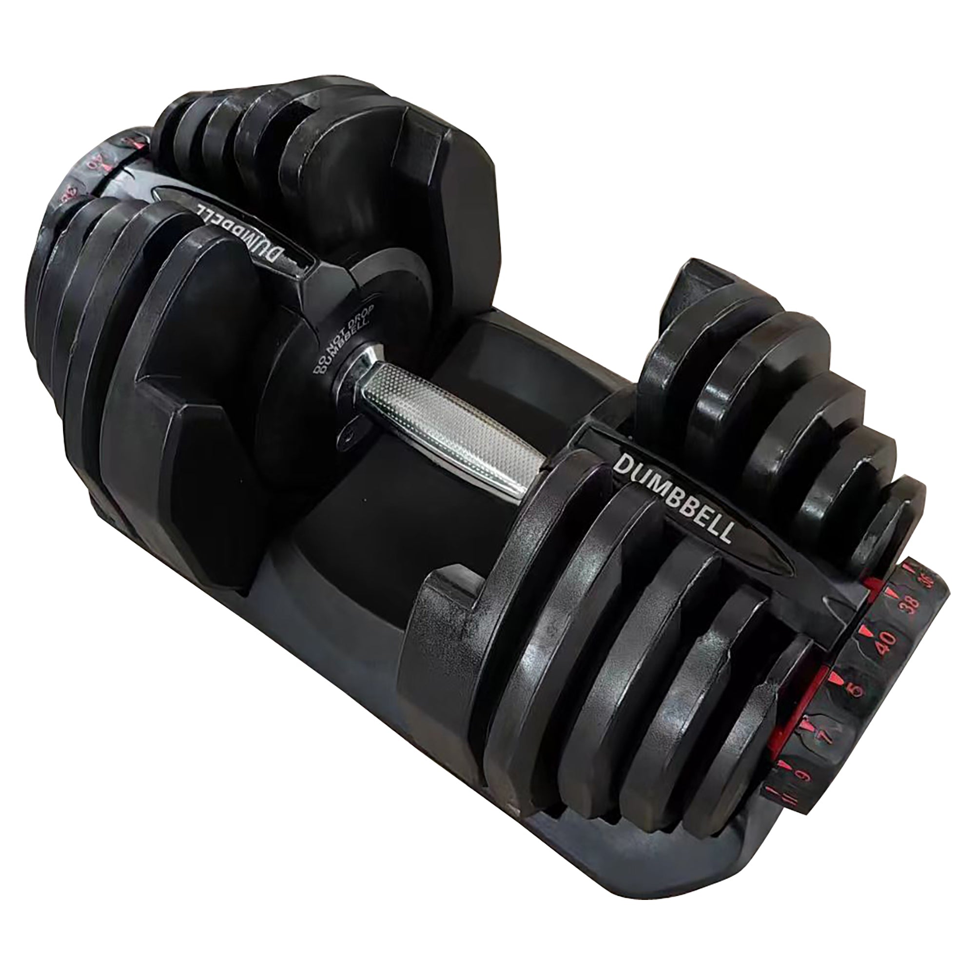 40Kg Adjustable Single Dumbbell - Adjustable Weight for Home Gym, Strength Training & Fitness - Perfect for Men & Women Workouts at Home or Gym